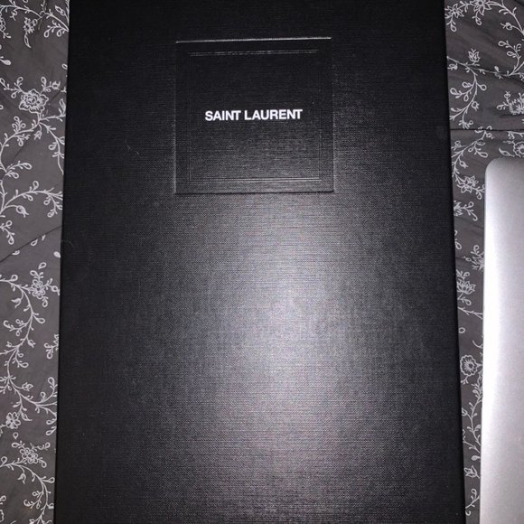 Saint Laurent - Jimmy Leather Slides - Picture 2 of 8